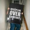 Discipline Over Comfort Mockup