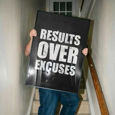 Results Over Excuses Mockup